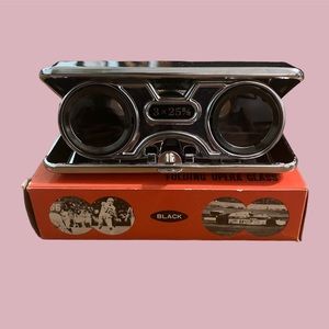 Vintage Collapsible Opera Glasses Folding 3x25mm In Box